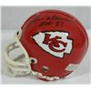 Image 1 : AUTOGRAPHED Len Dawson HOF 87 Kansas City Chiefs Riddell Mini Helmet