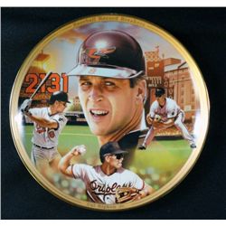 Cal Ripken Jr Bradford Exchange Collector Plate 1995 Baseball Record Breakers