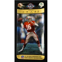 BRADFORD EXCHANGE JOE MONTANA  PLATE, ONLY ONE OF FOUR #5051A