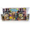 Image 1 : STAR TREK ACTION FIGURES (3) & 2- STAR WAR TINS with WATCHES INSIDE