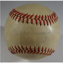1950's BROOKLYN DODGERS AUTO. BASEBALL, CAMPANELLA & OTHERS