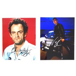 Lot of 2 - Nicolas Cage & Christopher Lloyd AUTOGRAPHED 8 X 10 Photo's