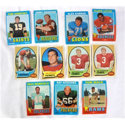 1970 & 1971 TOPPS FOOTBALL CARD LOT (800+)