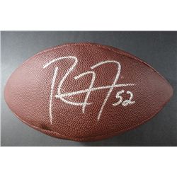 Ray Lewis Autographed Full Size Football