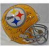 Image 1 : PITTSBURGH STEELERS SIGNED TEAM HELMET, ROETHLISBERGER PLUS 31 OTHER AUTOGRAPHS