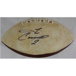 TIM COUCH AUTOGRAPHED CLEVELAND BROWNS FOOTBALL