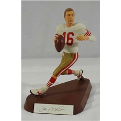 JOE MONTANA SALVINO HAND SIGNED FIGURINE