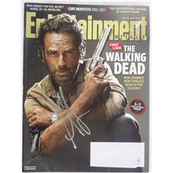 Andrew Lincoln The Walking Dead Signed Entertainment Weekly Magazine