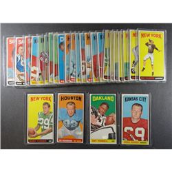 27 diff. 1965 TOPPS FOOTBALL EX or BETTER