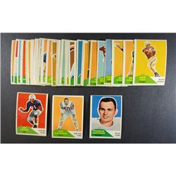 40 DIFF 1960 FLEER FOOTBALL EX or BETTER