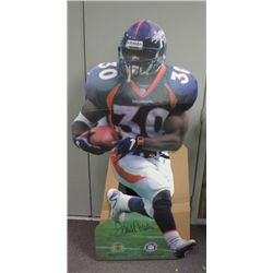TERRELL DAVIS NFL 4 ft STANDEE