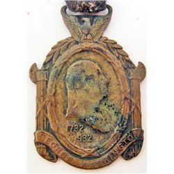 1932 MASONIC GEORGE WASHINGTON COMMEMORATIVE WATCH FOB