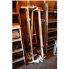 Image 1 : PALLET OF VAN SERVICE TRUCK LADDER RACKS AND WALL