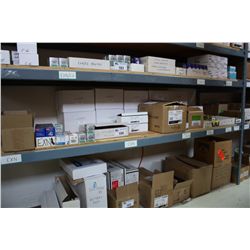 SHELF OF ASSORTED LIGHTING PRODUCT ( LOCATED ON EZ-RECT SHELVING )