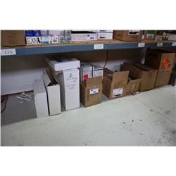 SHELF OF ASSORTED LIGHTING PRODUCT ( LOCATED ON EZ-RECT SHELVING )