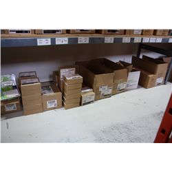 SHELF OF ASSORTED LIGHTING PRODUCT ( LOCATED ON EZ-RECT SHELVING )