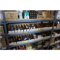 SHELF OF ASSORTED LIGHTING PRODUCT ( LOCATED ON EZ-RECT SHELVING )