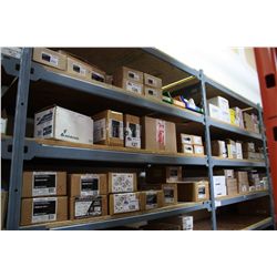 SHELF OF ASSORTED LIGHTING PRODUCT ( LOCATED ON EZ-RECT SHELVING )