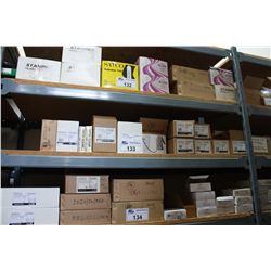 SHELF OF ASSORTED LIGHTING PRODUCT ( LOCATED ON EZ-RECT SHELVING )