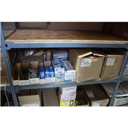 SHELF OF ASSORTED LIGHTING PRODUCT ( LOCATED ON EZ-RECT SHELVING )