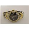 Image 2 : GENTS STAINLESS STEEL & 18 KT. YELLOW GOLD TAG HEUER LINK WRIST WATCH,
