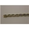 Image 2 : 10KT. YELLOW GOLD AND RHODIUM FINISH DIAMOND SET BRACELET.