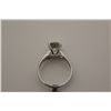 Image 2 : LADIES 14KT. WHITE GOLD DIAMOND SET ENGAGEMNET OR DRESS RING. SOLITAIRE DESIGN WITH A 4 CLAW