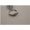 Image 1 : 14 KT. WHITE GOLD DIAMOND SET DRESS RING.