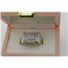Image 1 : 10KT. YELLOW GOLD & RHODIUM FINISH, DIAMOND SET GENTS DRESS RING.