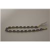Image 2 : 10KT. YELLOW GOLD NATURAL TANZANITE BRACELET.