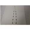 Image 1 : 10KT. YELLOW GOLD NATURAL BLUE SAPPHIRE NECKLACE.