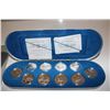 Image 2 : CANADA 1995-99 $20 POWERED FLIGHT AVIATION SERIES 10 COIN SET- 92.5% SILVER AND FEATURES A 24-KARAT