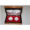 Image 2 : THE 60TH ANNIVERSARY OF THE ARRIVAL OF  DR. NORMAN BETHUNE IN CHINA COMMEMORATIVE SILVER COIN SET.
