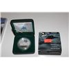 Image 2 : 2002 ANNIVERSARY LOON HOLOGRAM .9999 SILVER COIN + 2002 ROYAL CANADIAN MINT SPECIMEN SET + 2002