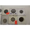 Image 2 : LOT OF 18- 1800-1900'S ASSORTED CANADIAN & US COINS INCLUDING: 1943 NEWFOUNDLAND 5 CENT MARKED