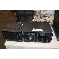 SWAN SS-200 SSB SOLID STATE TRANSCEIVER AND SWAN PS-20 POWER SUPPLY