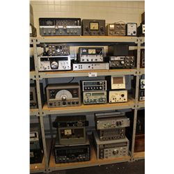 BAY OF ASSORTED VINTAGE ELECTRONICS FEATURING TEMPO TRANSCEIVER, RME  & NATIONAL RECEIVERS