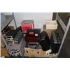 Image 2 : BAY OF ASSORTED VINTAGE ELECTRONICS FEATURING HEATHKIT TRANSMITTER/RECEIVER PAIR, KW TRANSCEIVER