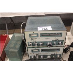 HEATHKIT CHEYENNE MT-1 TRANSMITTER PLUS HEATHKIT COMANCHE MR-1 AND HEATHKIT POWER SUPPLY