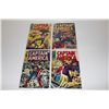 Image 1 : CAPTAIN  AMERICA #105, 106, 107 & 108 (1968) SHARP MID TO HIGH MID GRADE AVG..  GLOSSY, TIGHT &