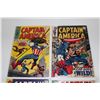 Image 2 : CAPTAIN  AMERICA #105, 106, 107 & 108 (1968) SHARP MID TO HIGH MID GRADE AVG..  GLOSSY, TIGHT &