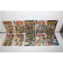 MARVEL COLLECTORS' ITEM CLASSICS  #2, 4-5, 7-9, 11-13 & 16 (1966-68) 10 OF THE 1ST 16 ISSUES, ALL