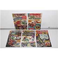 STRANGE TALES #121, 125, 127-128 & 131 (1964-65) #5 ISSUE SILVER AGE RUN. #125 - THING VS