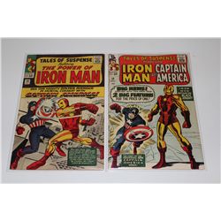 TALES OF SUSPENSE #58 & 59 (1964) 2 KEY ISSUES.  #54 - CAP VS. IRON MAN, #59 - DOUBLE FEATURE