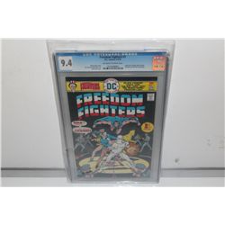 FREEDOM FIGHTERS #1 (1976) 1ST DC ISSUE CGC GRADED 9.4