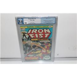 IRON FIST #1 (1975) PGX GRADED 8.0