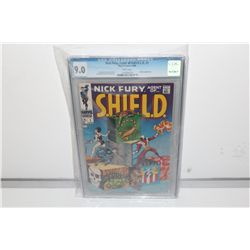 NICK FURY, AGENT OF SHIELD #1 (1968) CGC GRADED 9.0