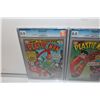 Image 2 : PLASTIC MAN #2 (1967) CGC GRADED 4.0+ #3 CGC GRADED 8.0 + #4 CGC GRADED 5.0