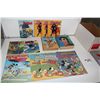 Image 1 : COLORING/ACTIVITY BOOKS LOT OF 29 (1970'S) SHADOW, ROY ROGERS, SUPERMEN'S ETC. + 4 OVERSIZED DISNEY