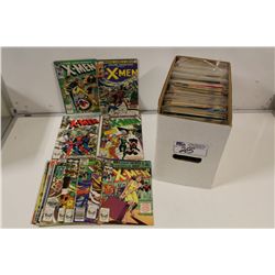 MARVEL & DC LATE BRONZE TO COPPER  LONG BOX (1980'S)  MIXED GRADES MID GRADE AVG.